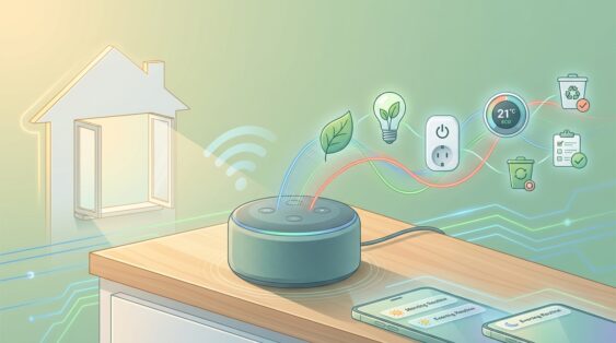 Rotinas por voz para uma casa mais sustentável e prática