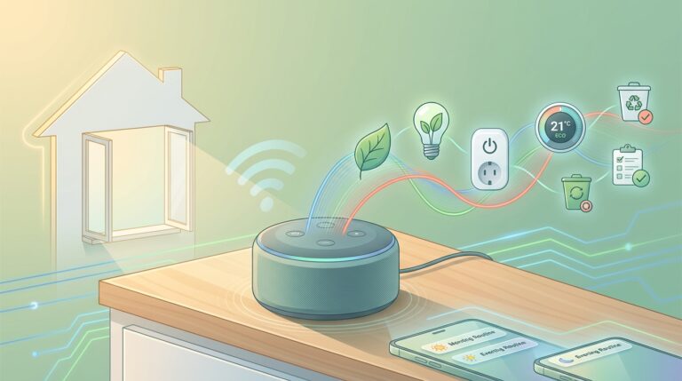Rotinas por voz para uma casa mais sustentável e prática