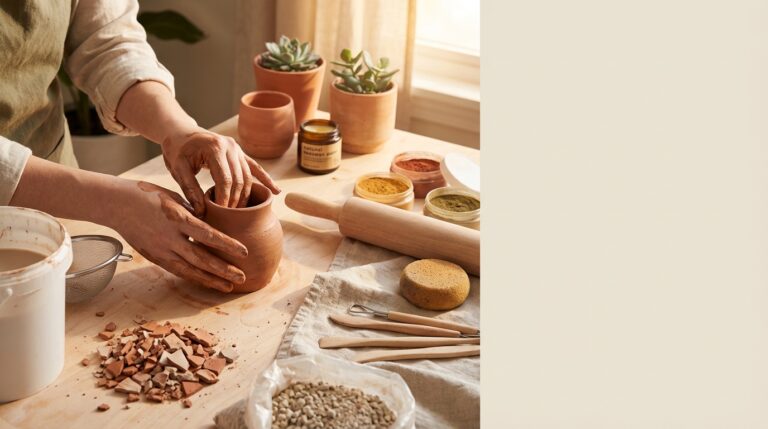 Tutorial: cerâmica decorativa com argila reciclada passo a passo