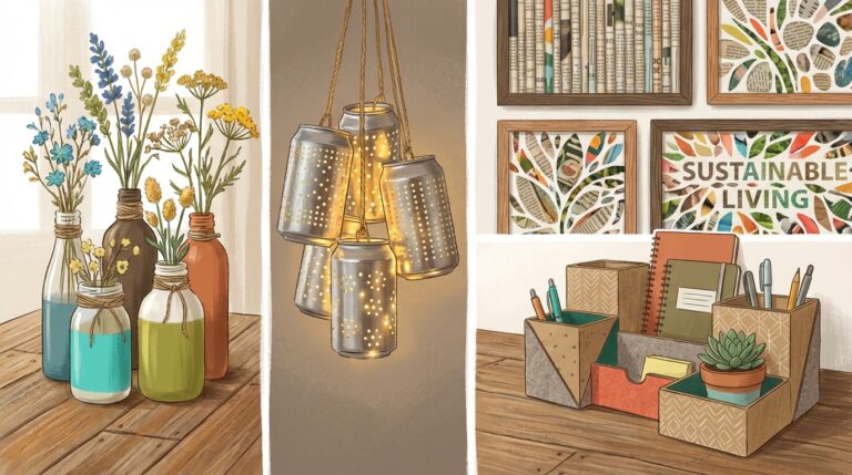 DIY: Como Criar Decorações Sustentáveis com Materiais Reciclados