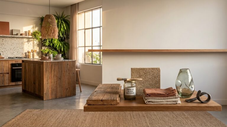 Design regenerativo em casa: materiais que regeneram e renovam